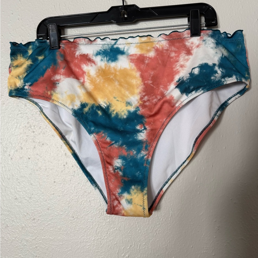 SHEIN Colorful Tie-Dye Bikini